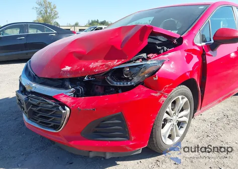 2019 Chevrolet Cruze Lt from USA, damaged, VIN 3G1BE6SMXKS553496